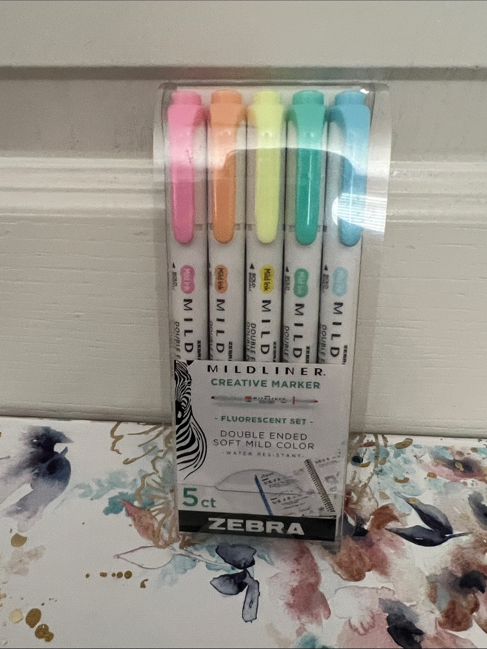 Zebra Mildliner 5-Pack Pastel Highlighters - Fluorescent Set